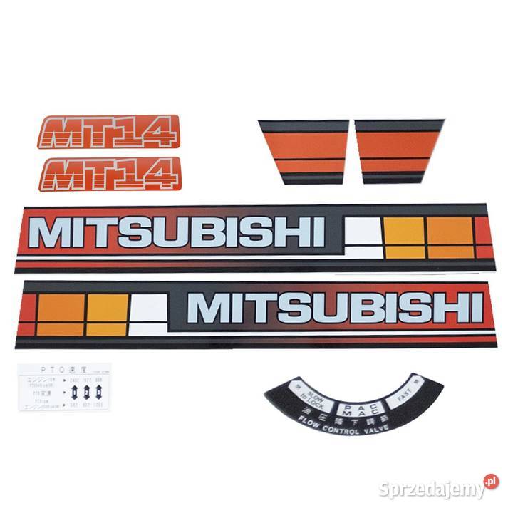 Naklejki Mitsubishi MT14
