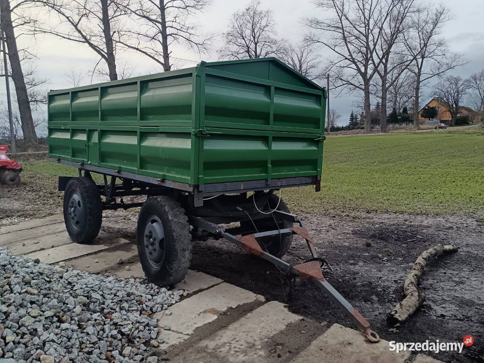 Przyczepa wywrotka burtowe Czaplin Mały
