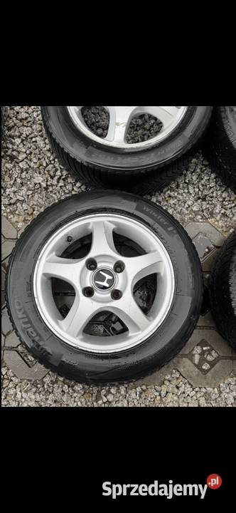 Felgi Honda 4x1143 opony 1856515 Civic Prelude Krępiec