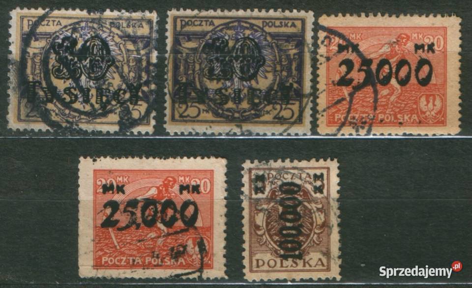 Zn PMW Fi 167 I II 9 I II 71 kas 1923 Filatelistyka Gliwice