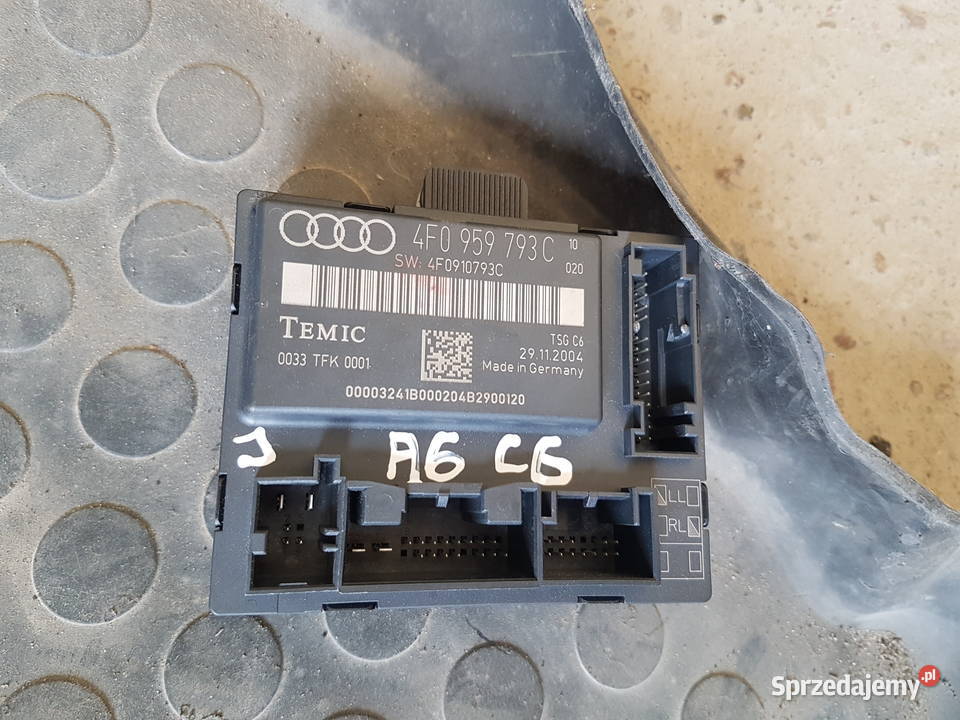AUDI A6 C6 MODUL DRZWI CZUJNIK 4F0959792C Czujniki Turkowice