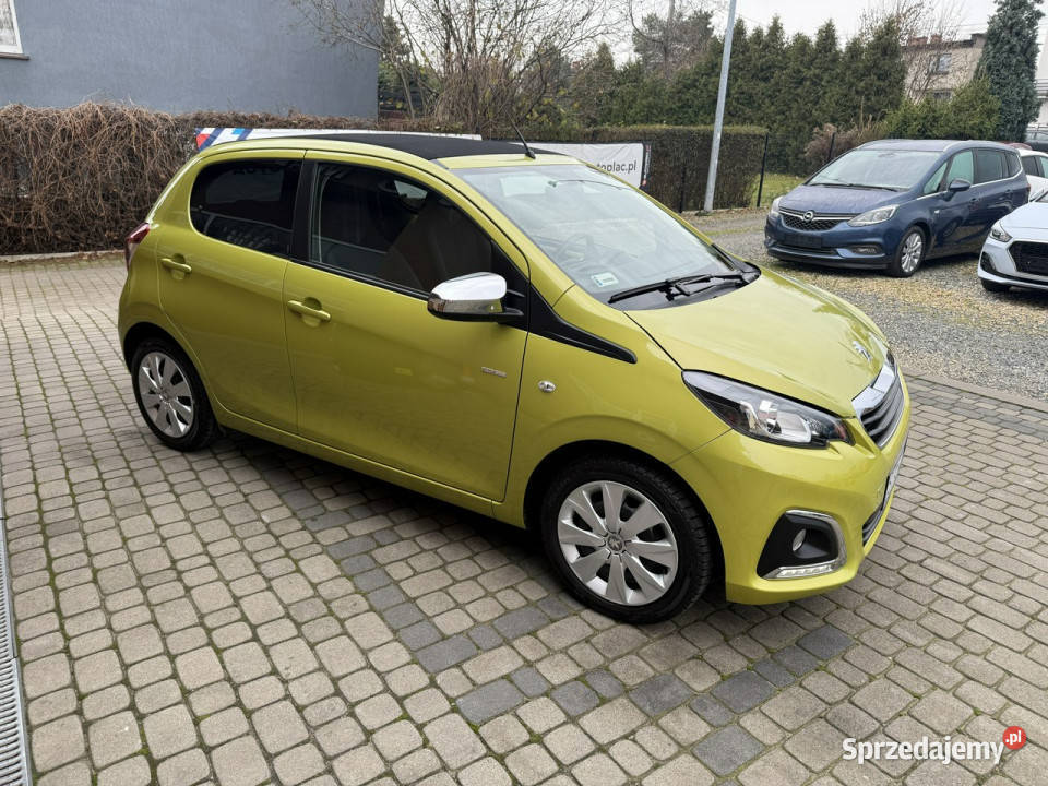 Peugeot 108 10 72 Klimatyzacja CarPlay Otwierany Zarejestrowany w Polsce Orzech