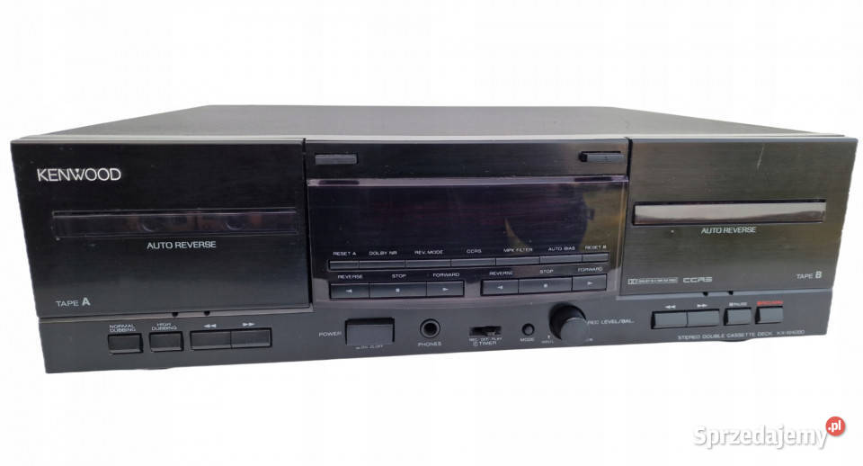 Kenwood magnetofon dwukasetowy KX W 4080 KXW4080 Międzychód sprzedam