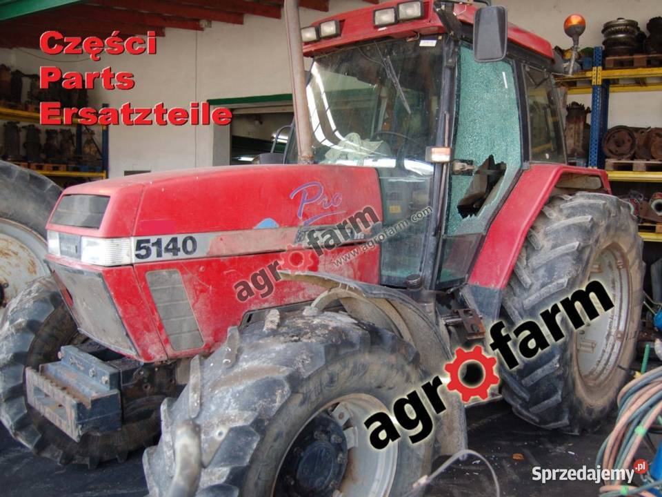Case 5140 części silnik skrzynia biegów oś wał Byków sprzedam