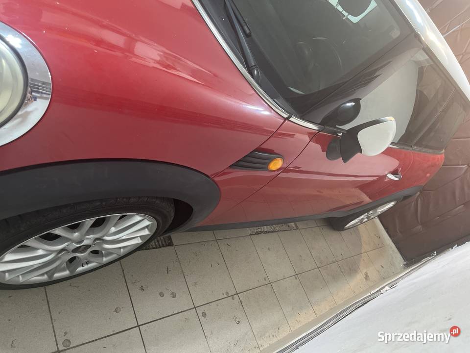 Mini cooper r56 uszkodzony czerwony Ząbki sprzedam