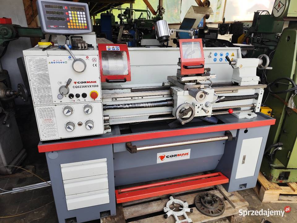 Tokarka do metalu Cu 400 Tug 40 500 dłutownica Maków Podhalański