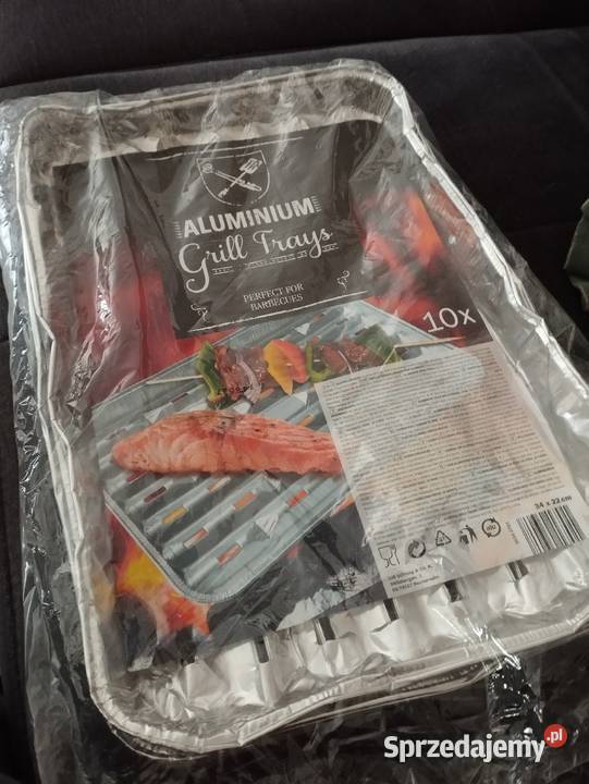 tacki aluminiowe do grilla grillowania 8 sztuk Poznań sprzedam