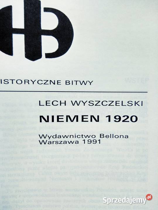 Niemen 1920 książki historyczne outlet Warszawa