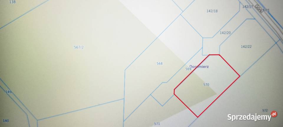 Ciekawa działka w Donimierzu k Szemudu budowlana Donimierz