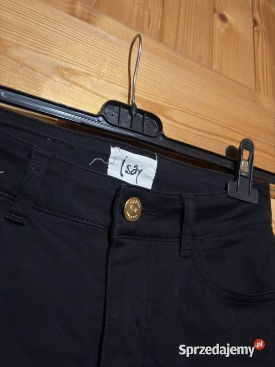 Spodnie damskie czarne dzwony Isay wielkopolskie Przykona