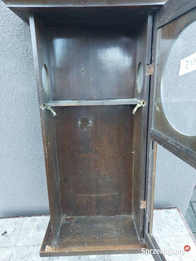 S115 Skrzynia obudowa starego zegara pieczęć GB Tczew