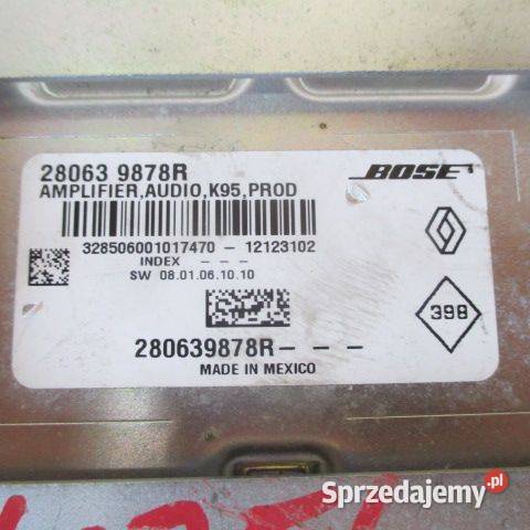 MODUŁ WZMACNIACZ BOSE RENAULT MEGANE III Pozostałe Motoryzacja