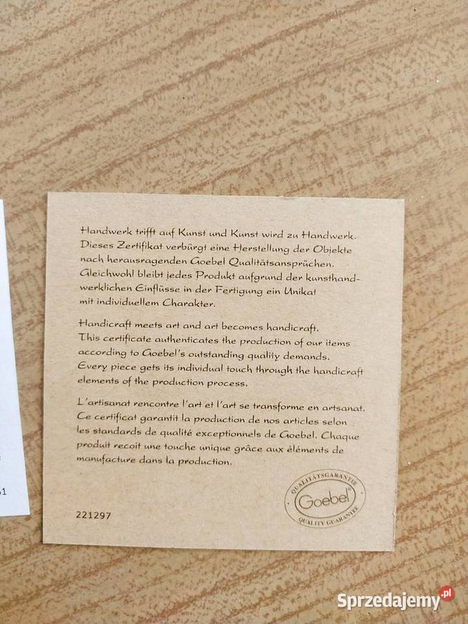 Porcelanowy kubek Goebel Mikołów sprzedam