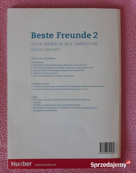 Podręcznik i zeszyt ćwiczeń Beste Freunde 2 Częstochowa sprzedam