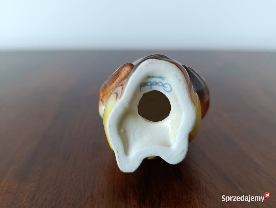 Goebel miniaturowa sowa figurka porcelana