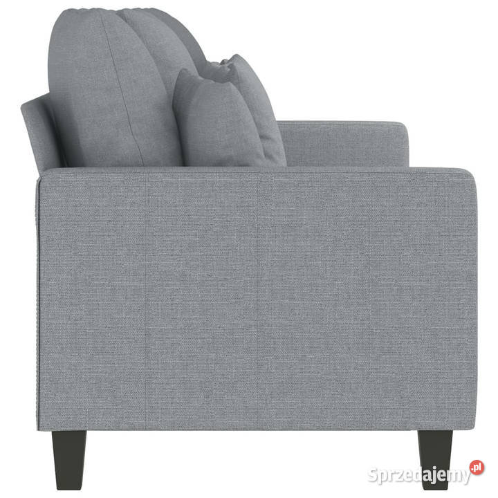 Sofa 3osobowa jasnoszara 180 tapicerowana Warszawa