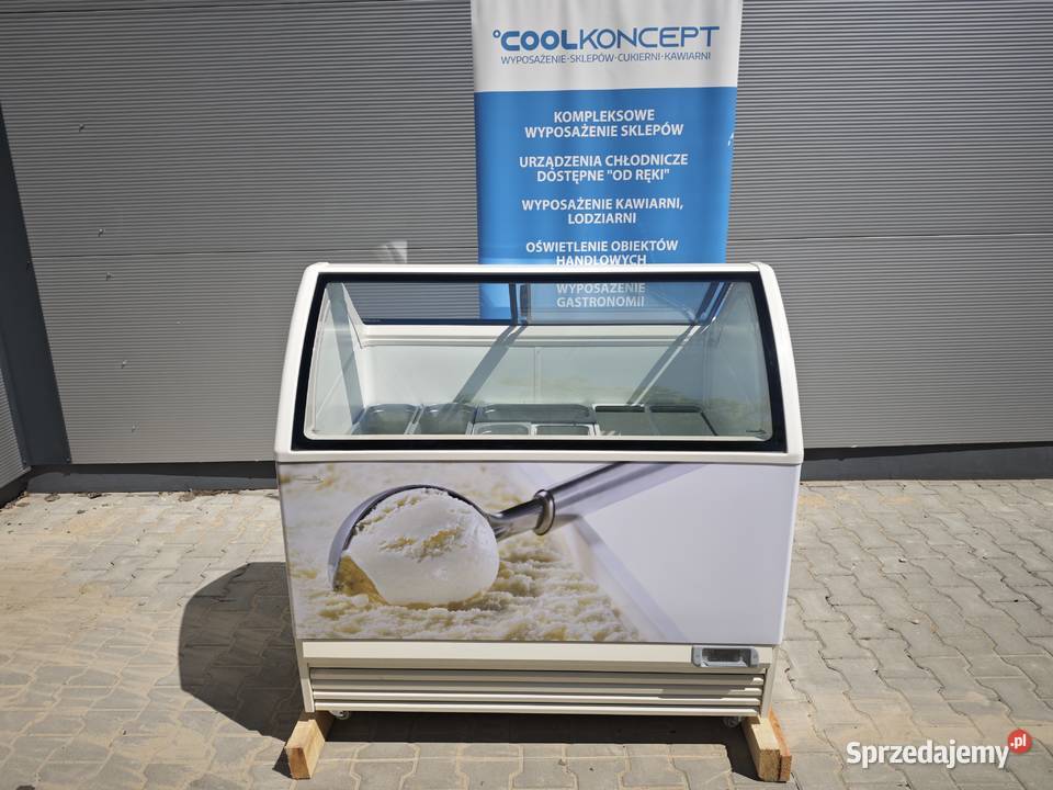 Wyposażenie lodziarni zamrażarki dystrybutory Stargard