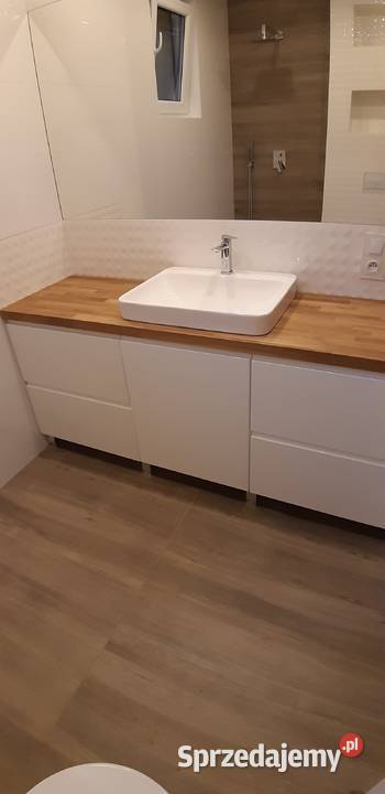 Szafka pod umywalkę na wymiar Łódź drewniany Pozostałe
