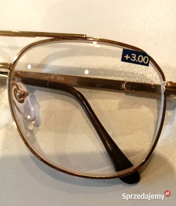 Okulary korekcyjne 300 plusy z PRL vintage łódzkie Łódź