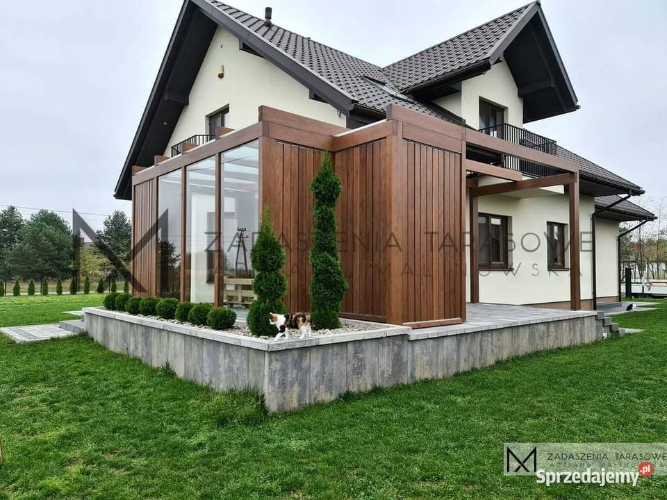 Zadaszenia tarasowe Nowoczesna altana Szklany Warszawa