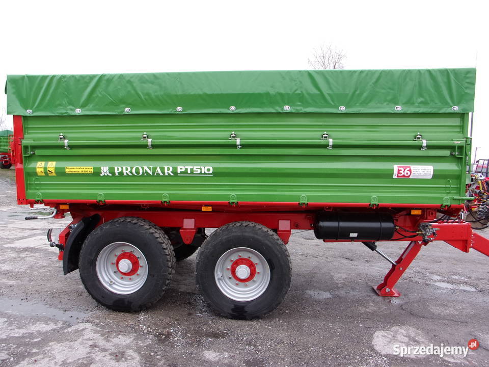 NOWA Przyczepa TANDEM paletowa PT510 PRONAR w nieuszkodzony