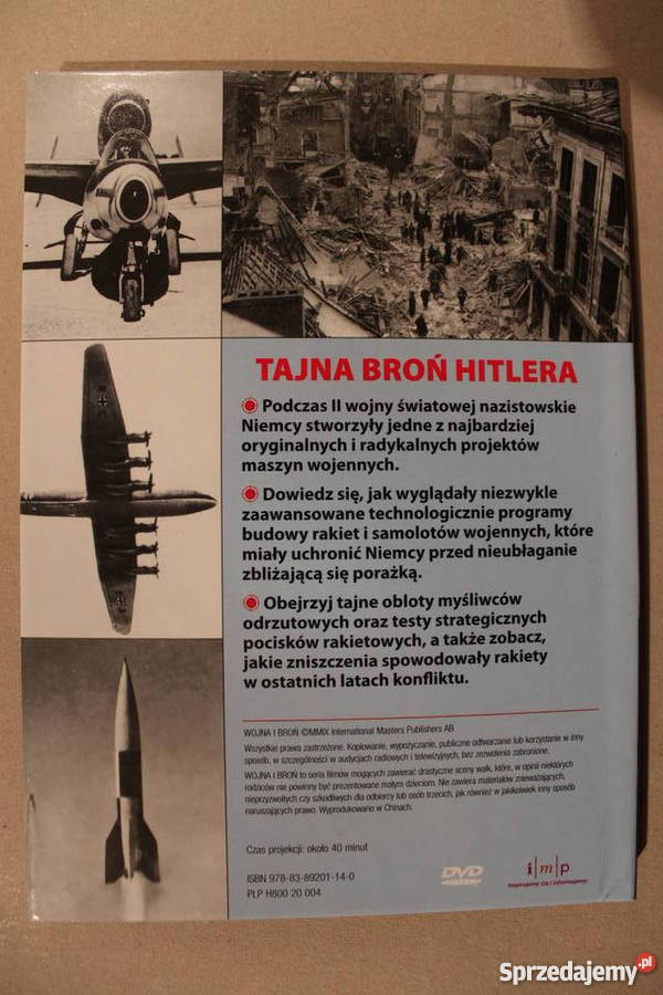 Tajna Broń Hitlera DVD Warszawa