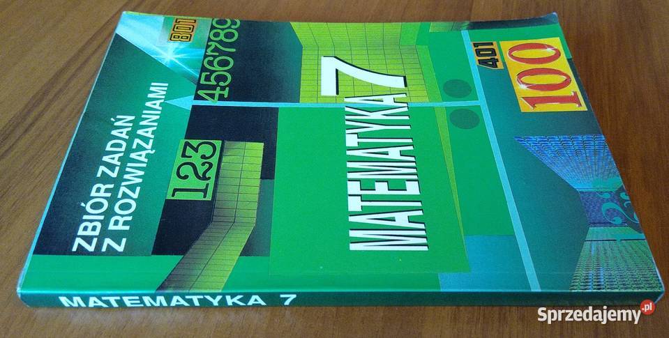 Matematyka 7 zbiór zadań z rozwiązaniami klasy szkoła podstawowa Gdańsk sprzedam