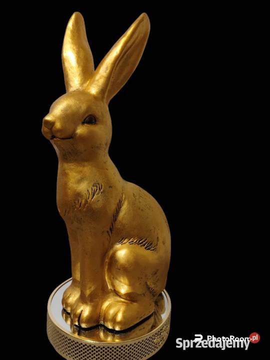Zając Wielkanocny srebrny duzy Dębica