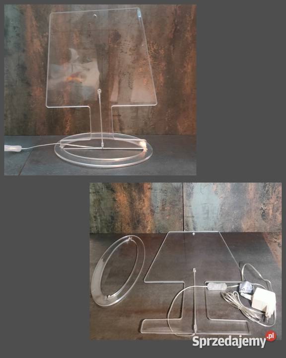 Lampa Kvarter Ikea pleksiglas vintage Pop Art Lampy stołowe i nocne Kalisz