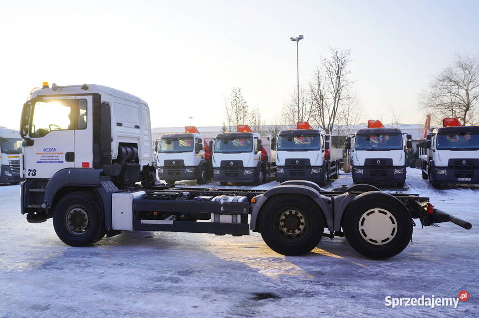 Podwozie MAN TGS 26360 Rama 550 oś skrętna Euro małopolskie