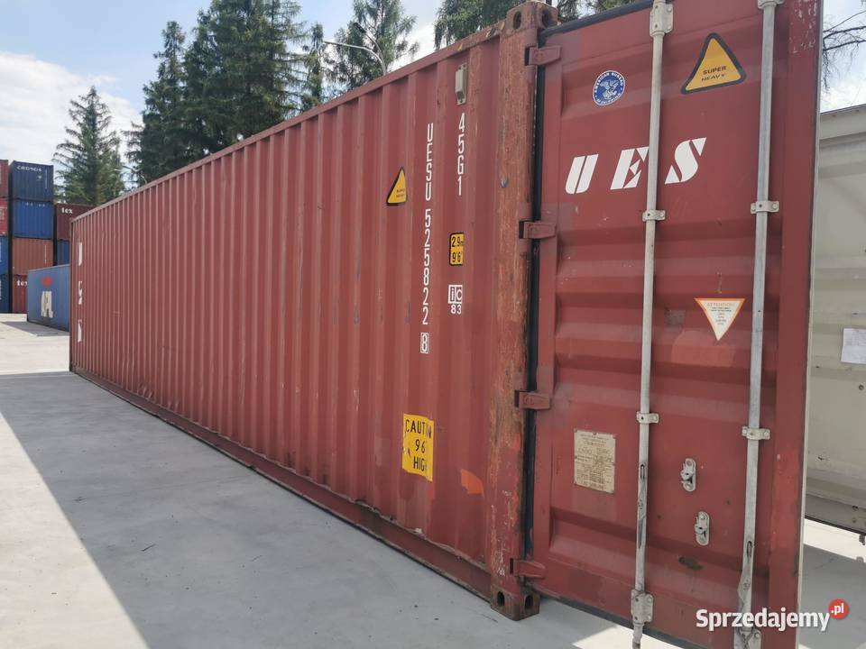 Kontener morski magazynowy 40HC 12 metrowy sprzedam