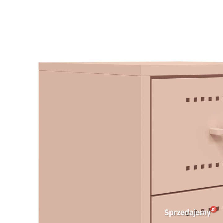 Szafka nocna różowa 36x39x605 stal WM846460