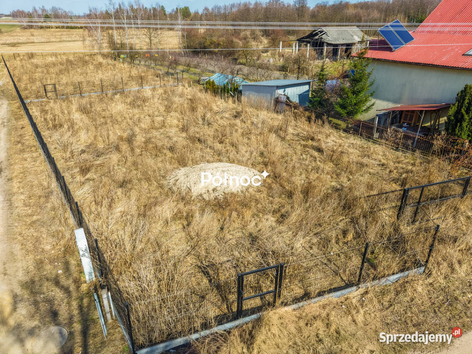 Ogrodzona działka budowlana z mediami Cicibór utwardzona Cicibór Duży