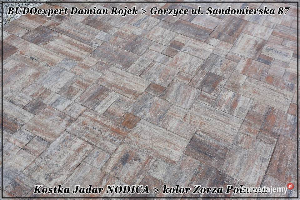 Nowoczesna kostka brukowa Jadar NODICA kolor podkarpackie Tarnobrzeg
