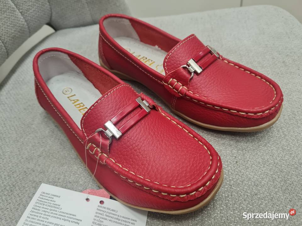 Buty mokasyny Nowe Skórzane 36 Warszawa sprzedam