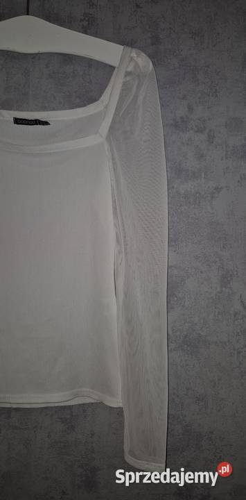 Bluzka damska basic biel Boohoo 40L Łódź