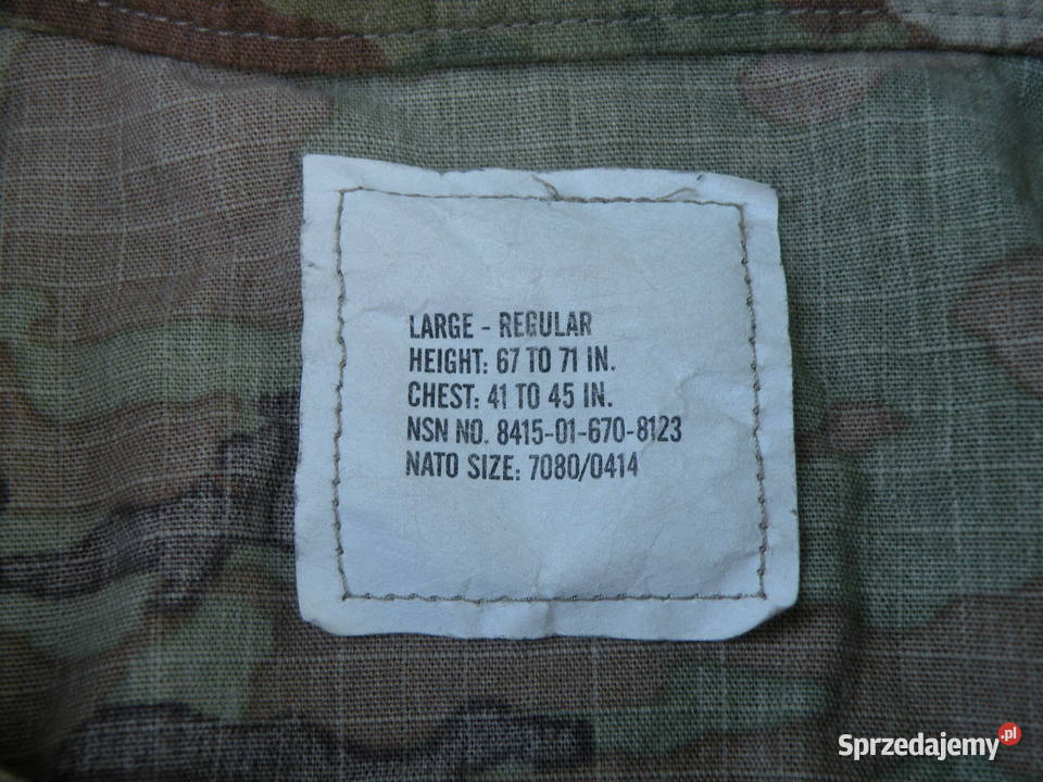 Bluza IHWCU multicam OCP large regular guziki Wrocław