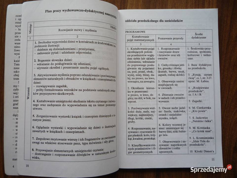 Przewodnik metodyczny nauczyciela 6latków Plan przedszkole Kultura i Rozrywka Szczecin