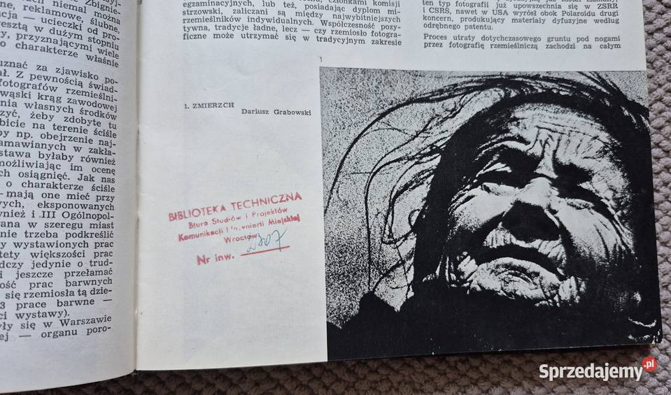 Oprawiony rocznik 1968 miesięcznika Fotografia Wrocław