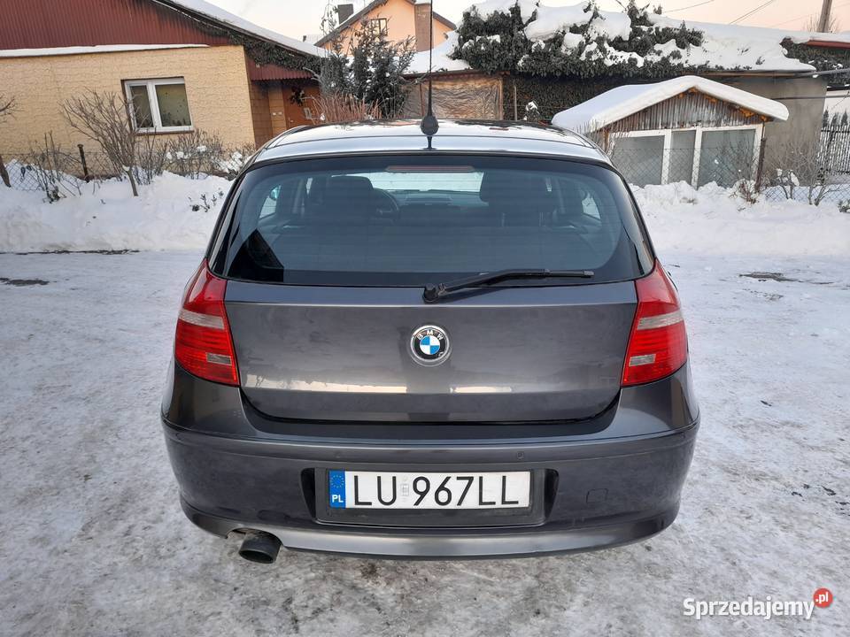 BMW seria 116 benzynabez rdzy122 konie6 Rok produkcji 2008 Siedliszcze-Osada
