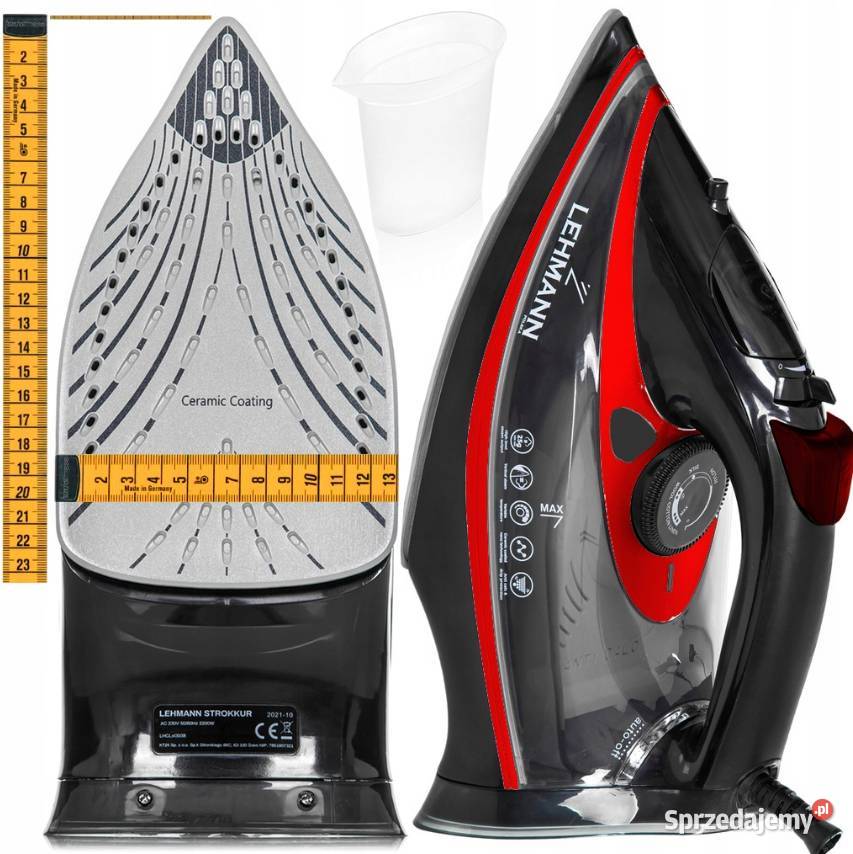 MOCNE ŻELAZKO PAROWE CERAMICZNE STRAŻAK 3000W mazowieckie Warszawa sprzedam