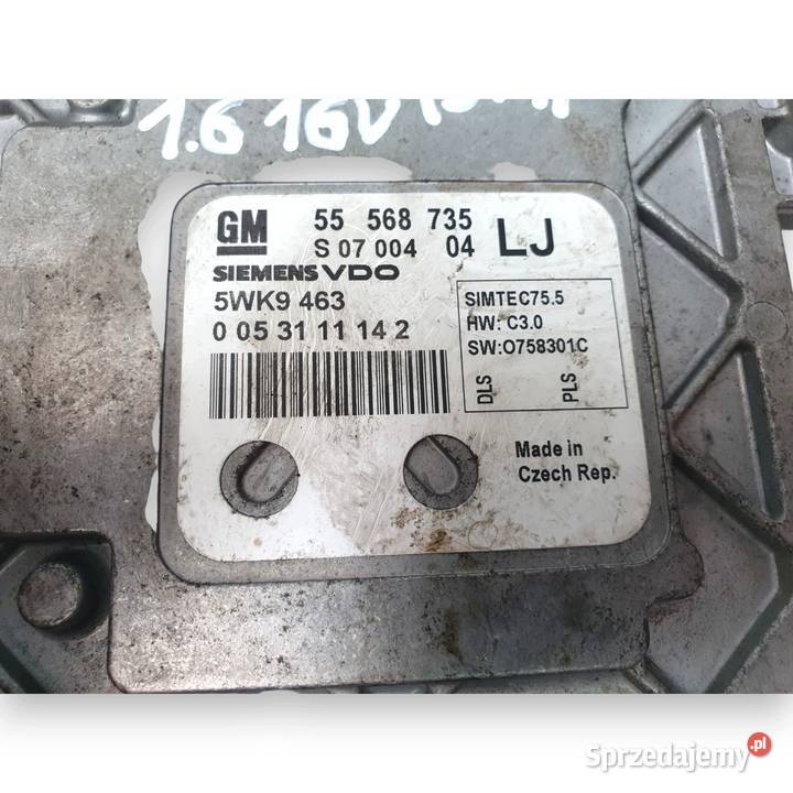 STEROWNIK SILNIKA Opel Astra J 16 16V Siemens Chełm