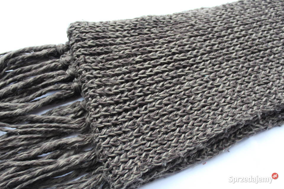 2m Szalik Wełniany HM Divided Orzech Włoski Bielsko-Biała sprzedam
