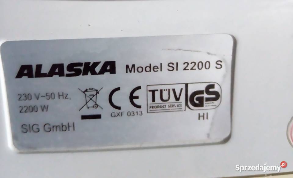 Sprzedam żelazko Alaskę model SI 2200 S Bukowno