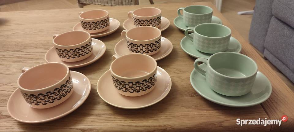Piękna porcelana Pruszków Włocławek Fajans Warszawa