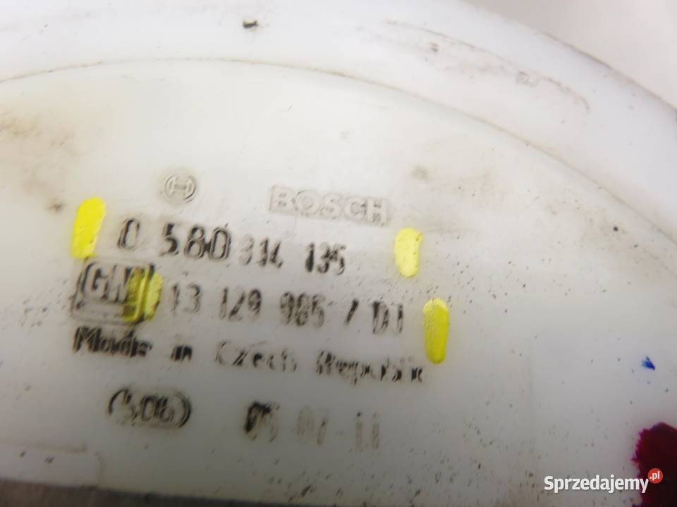 POMPA PALIWA OPEL ZAFIRA B 22 0580314135