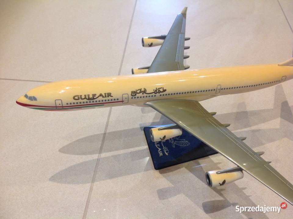 Model Samolotu GULFAIR Dekoracja Nowa Sól