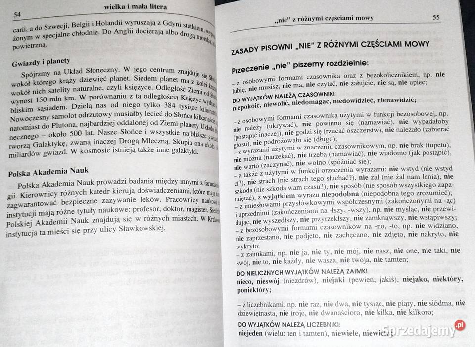 Ortografia na 6 E Szymonek B Kuczera K Cygal lubelskie Chełm sprzedam