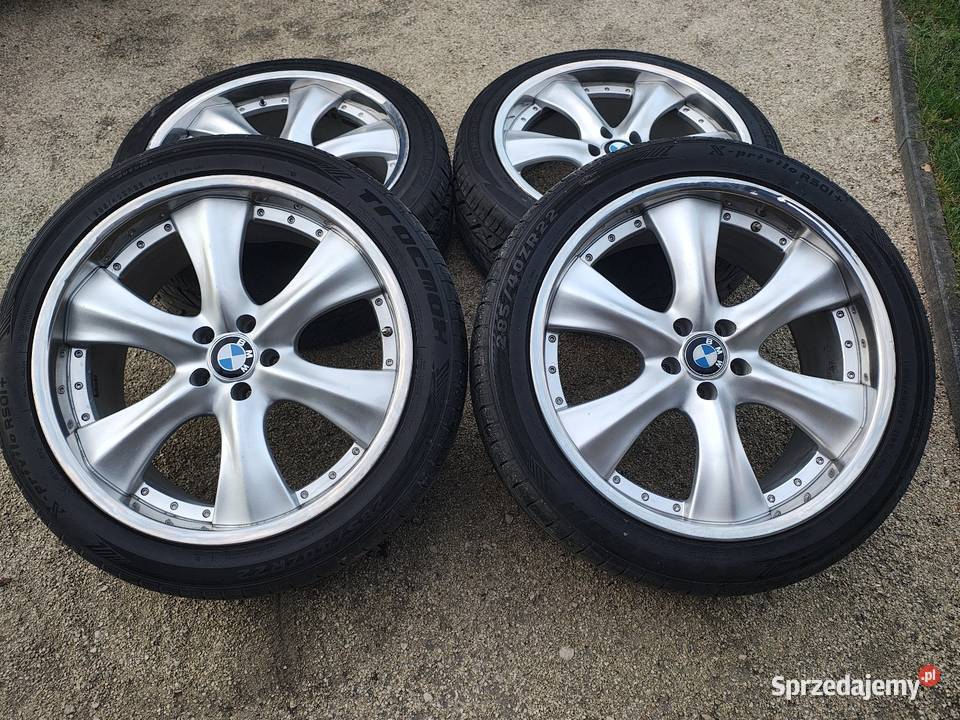 Koła 22 cale BMW 5x120 ładne opony zamiana x5 x6 Samochodowe Jędrzejów