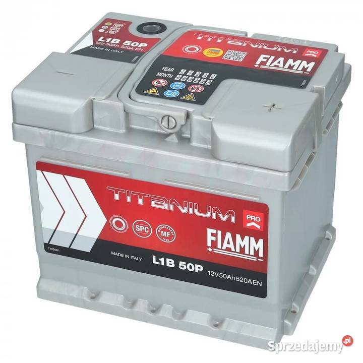 Akumulator FIAMM TITANIUM PRO 12V 50Ah 520A Radom